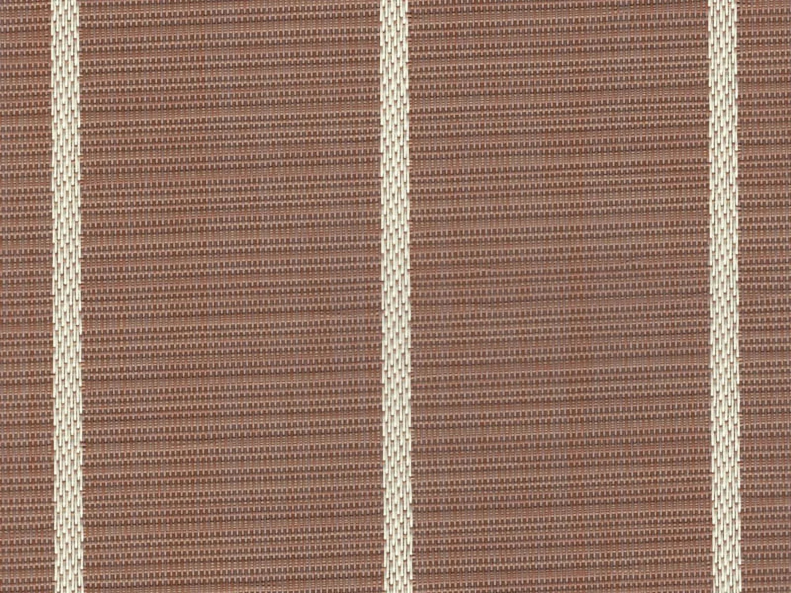 Marine Woven Vinyl Flooring / Padding - 307 Teak w/ White Stripes - 8.5'x25'