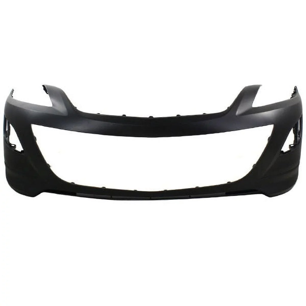 For 10-12 -9 Front Bumper Cover Primed Plastic w/o Park Sensor Holes