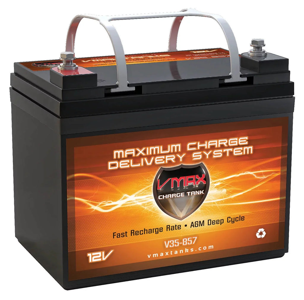 Battery for Motorguide Bulldog 40 Trolling Motor Vmaxtanks -857 12V 35AH