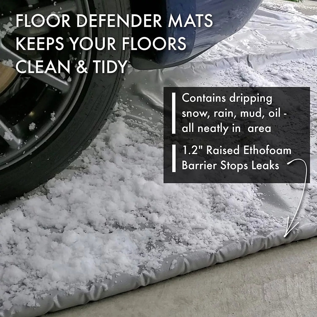 Floor Defender Garage Containment Mats (7' 9" x 18' Car Size)