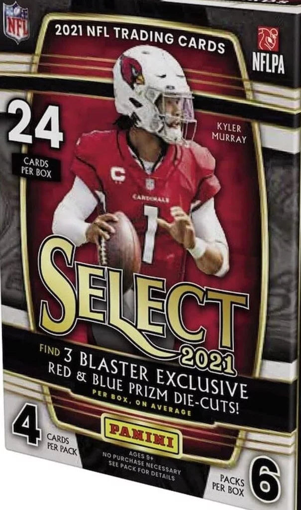Panini 2021  Trading Cards, 24 Pieces - Exclusive Red & Blue Prizm Die-Cuts