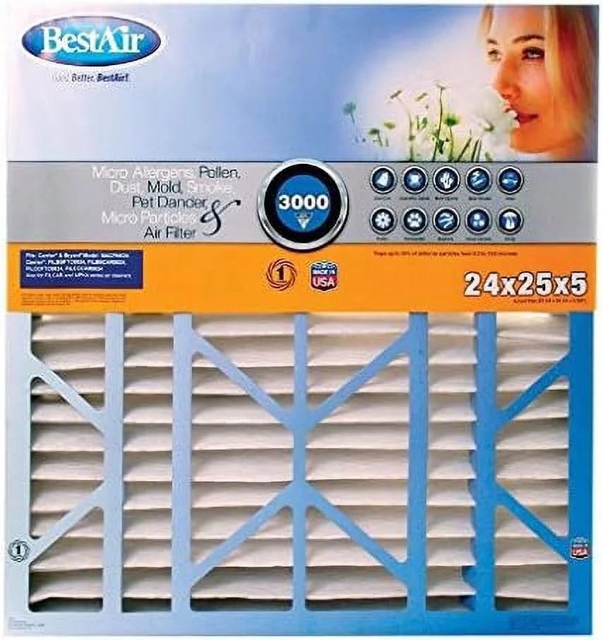 '-13R Air Filter 24 x 25 x 5 in.- Pack of 2