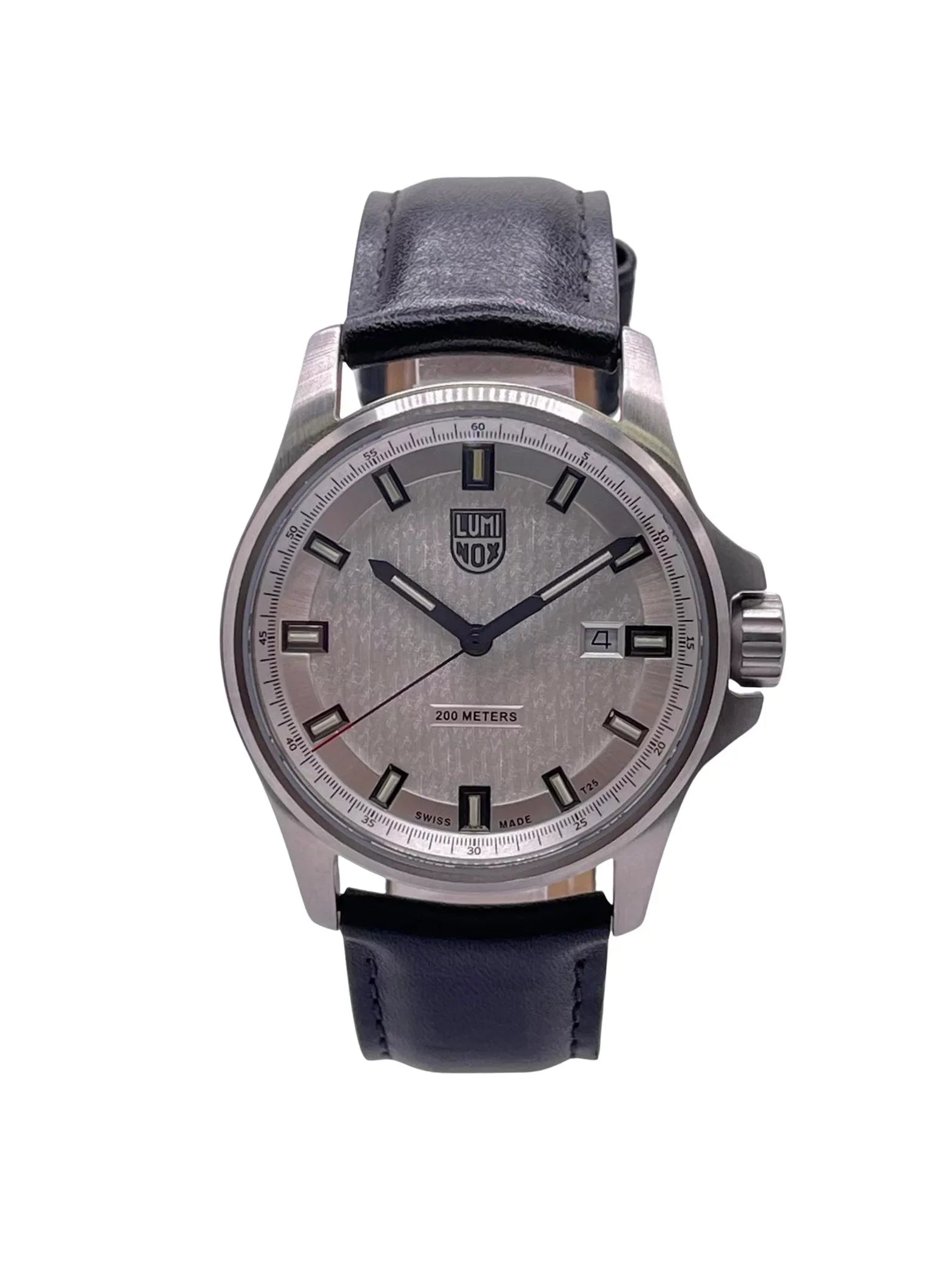 Luminox Dress Field 42mm Stainless Steel Silver Dial Mens Quartz Watch .1839