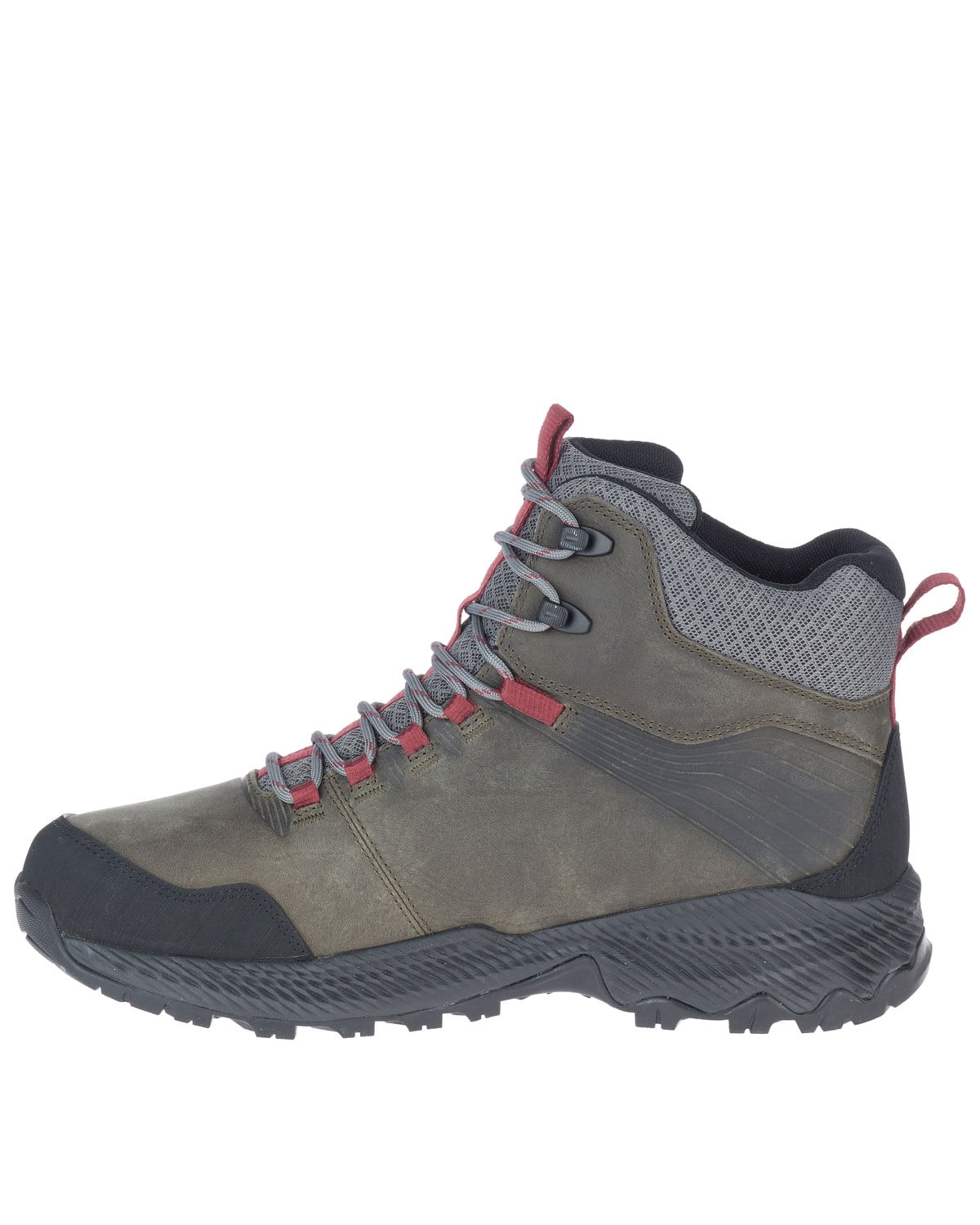 Merrell Men's Forestbound Waterproof Hiking Boot Soft Toe Grey 13 ()