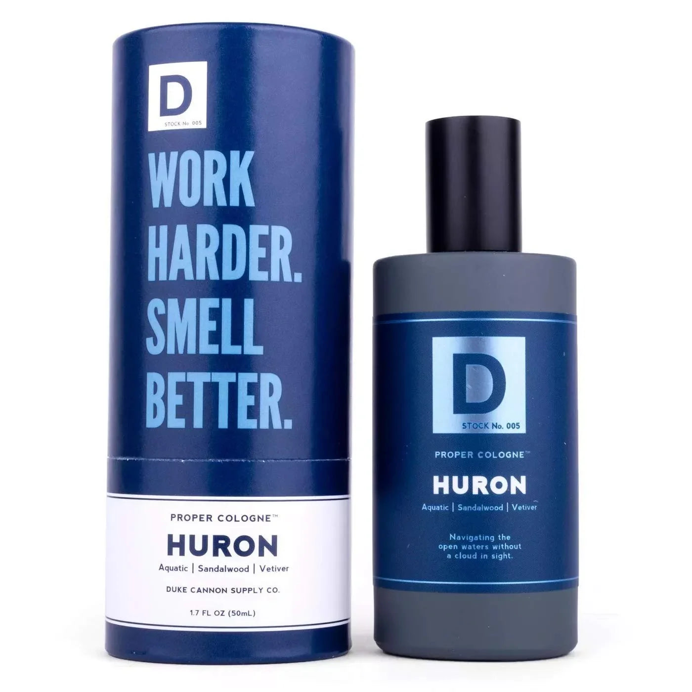 Duke Cannon Supply Co. Proper Cologne, 1.7 Fl Oz - Huron/Eau de Parfum for Men