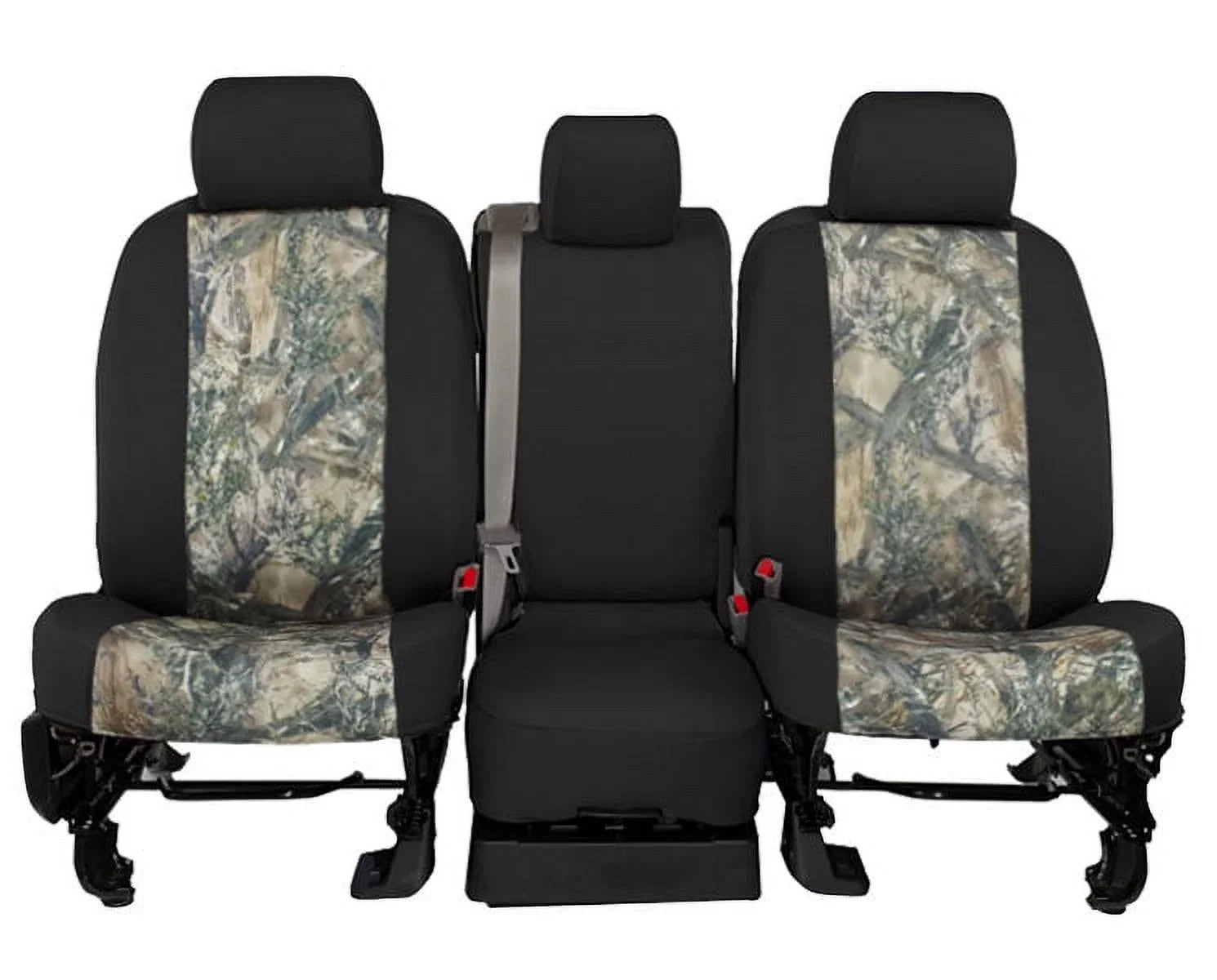 CalTrend Front  Seat Covers for 1994-1997 Toyota Land Cruiser - -71KT  Insert with Black Trim