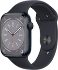 Restored Apple Watch Gen 8 Series 8 45mm Midnight Aluminum - Midnight Sport Band 3K758LL/ (Refurbished)