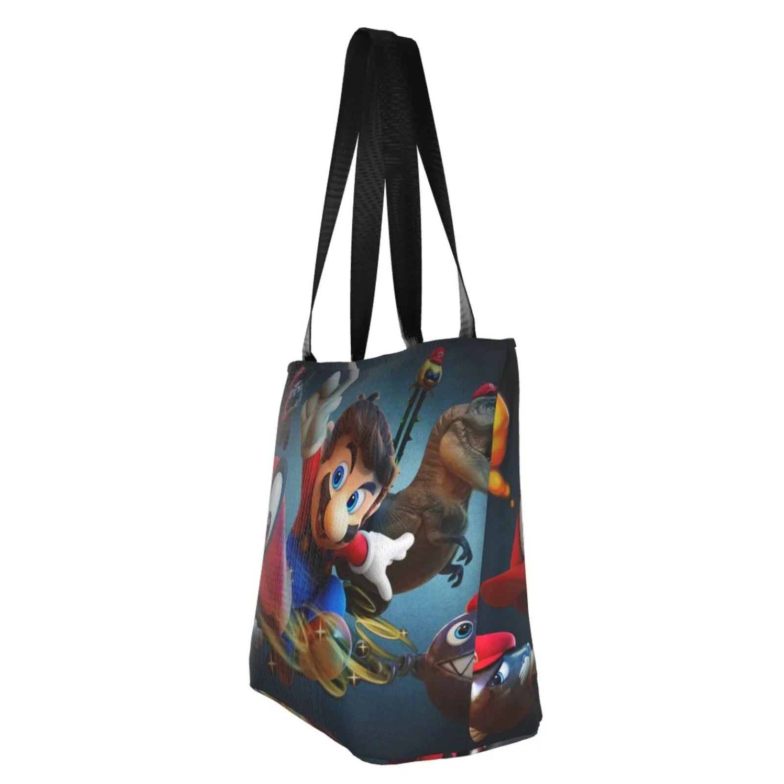 Super Mario Odyssey Women's Tote Bag Large Capacity Shoulder Handbag For Travel Beach Shopping Business Work School