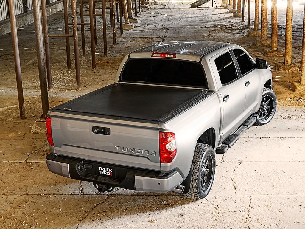 by RealTruck Revolver  Hard Rolling Truck Bed Tonneau Cover | 39329 | Compatible with 2015 - 2020 Ford -150 5' 7" Bed (67.1")
