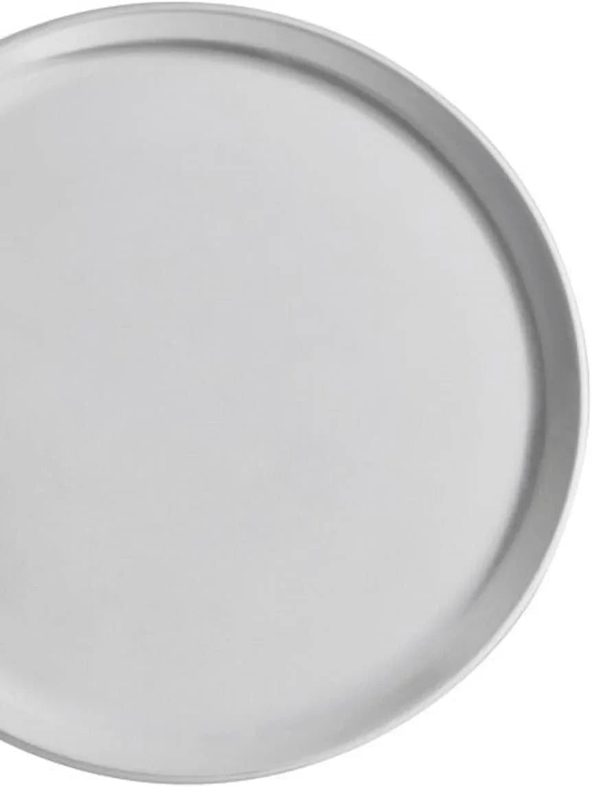 TrueCraftware- Set of 6 Aluminum 13” Pizza Tray Pan Coupe Style - Bakeware Round Pizza Pan Pizza Tray Baking Tray Round Baking Tray for Home Kitchen Pizzeria & Restaurants