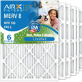 12x20x1 Air Filter  8 Comparable to  700 &  5 Electrostatic Pleated Air Conditioner Filter 6 Pack   Premium  Made 12x20x1 Furnace Filters by     .