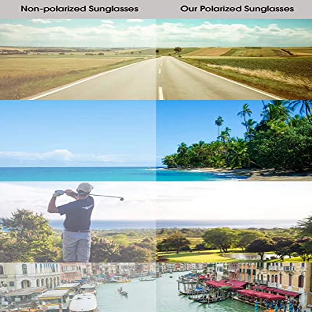 OKbus 5Pcs Polarized Clip On Sunglasses Uv Protection Driving Clip On Glasses Flip Up Sunglass Clips For Glasses Colorful Flip Frame Glasses For Women Men