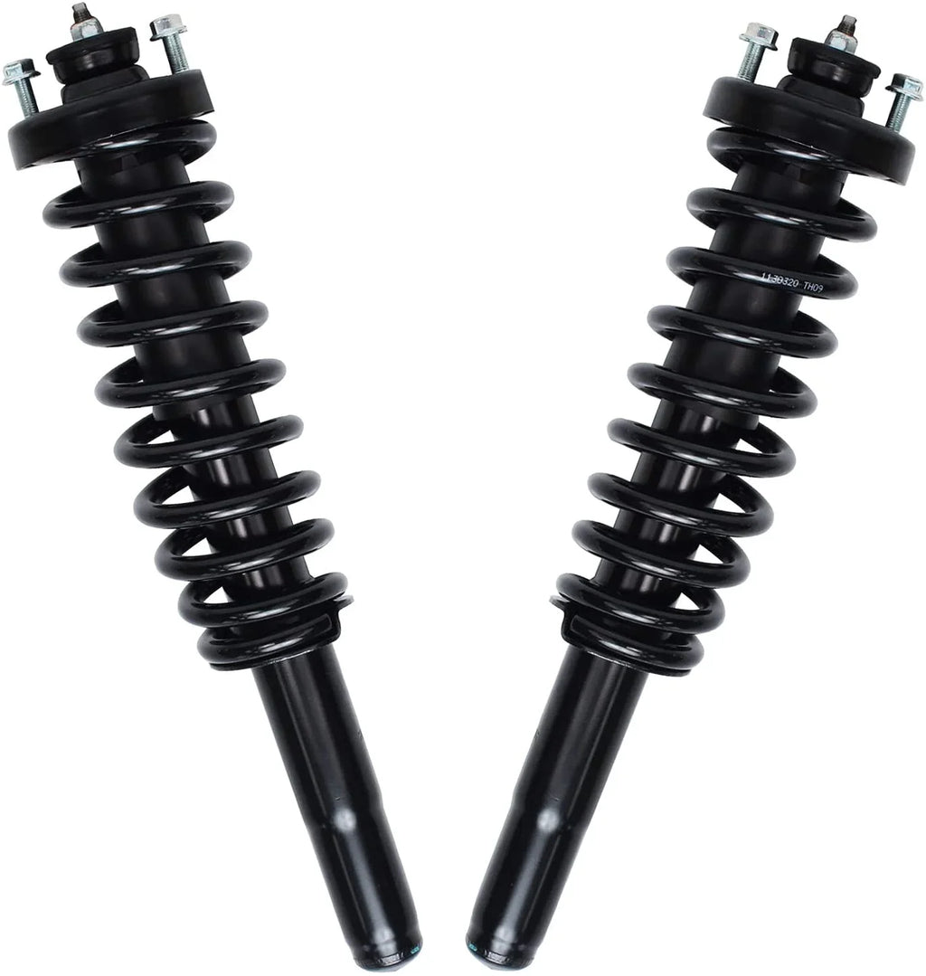 Detroit Axle - Front Struts for 1997-2001 Honda - Complete 2 Struts w/Coil Spring 1998 1999 2000 Replacement Quick Install Ready Struts Assembly