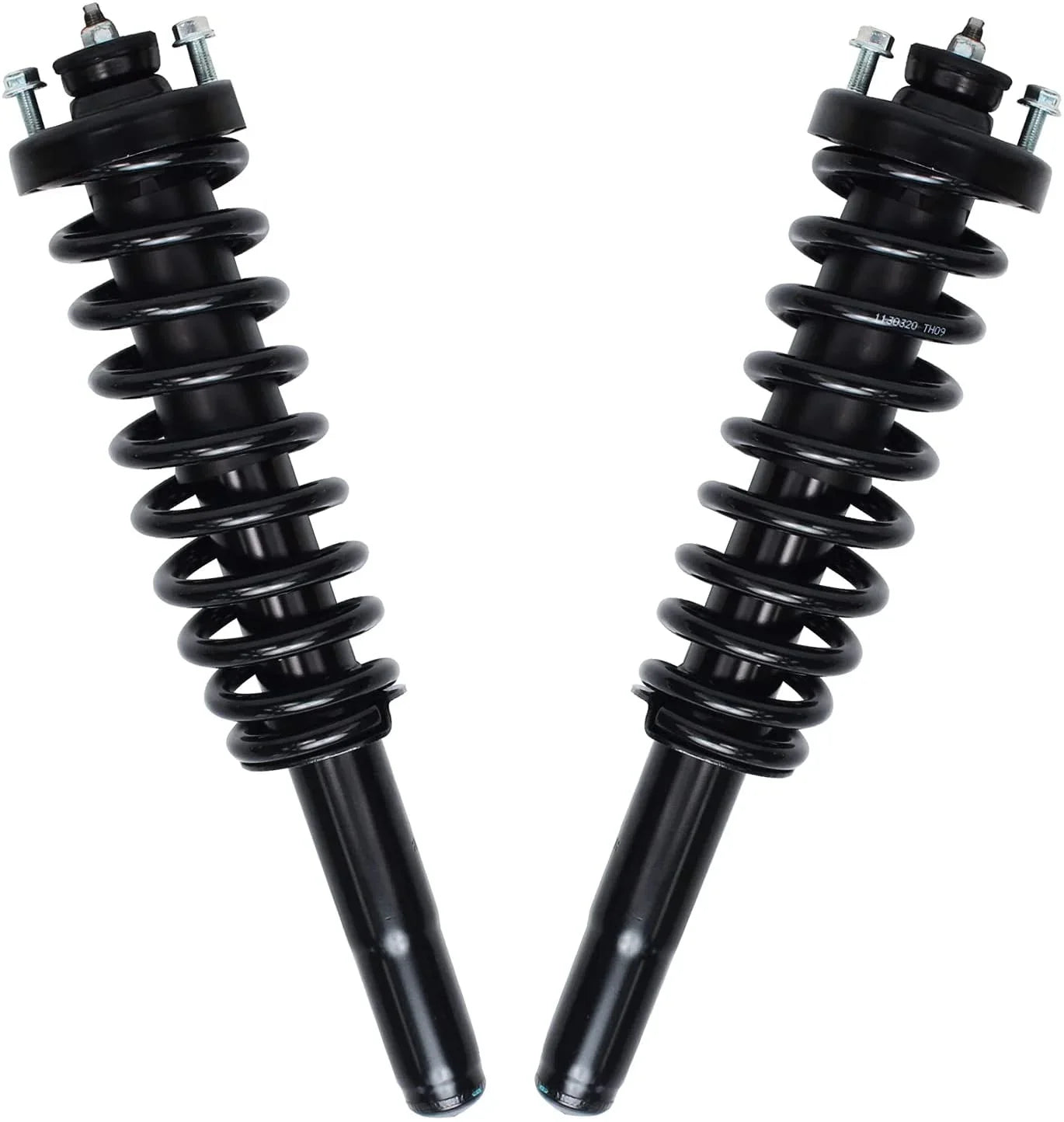 Detroit Axle - Front Struts for 1997-2001 Honda - Complete 2 Struts w/Coil Spring 1998 1999 2000 Replacement Quick Install Ready Struts Assembly