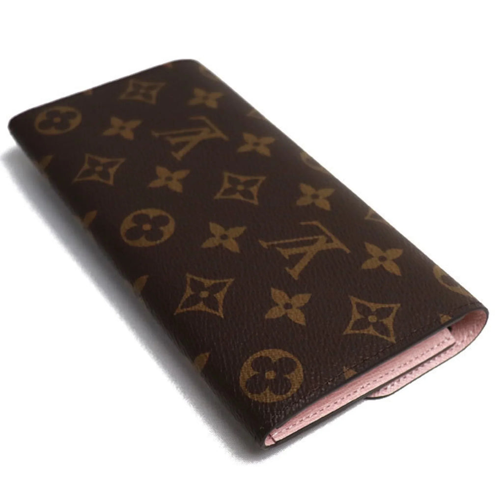 Pre-Owned   Portefeuil Emily Long Wallet Monogram Rose Ballerine   Women's (Good)