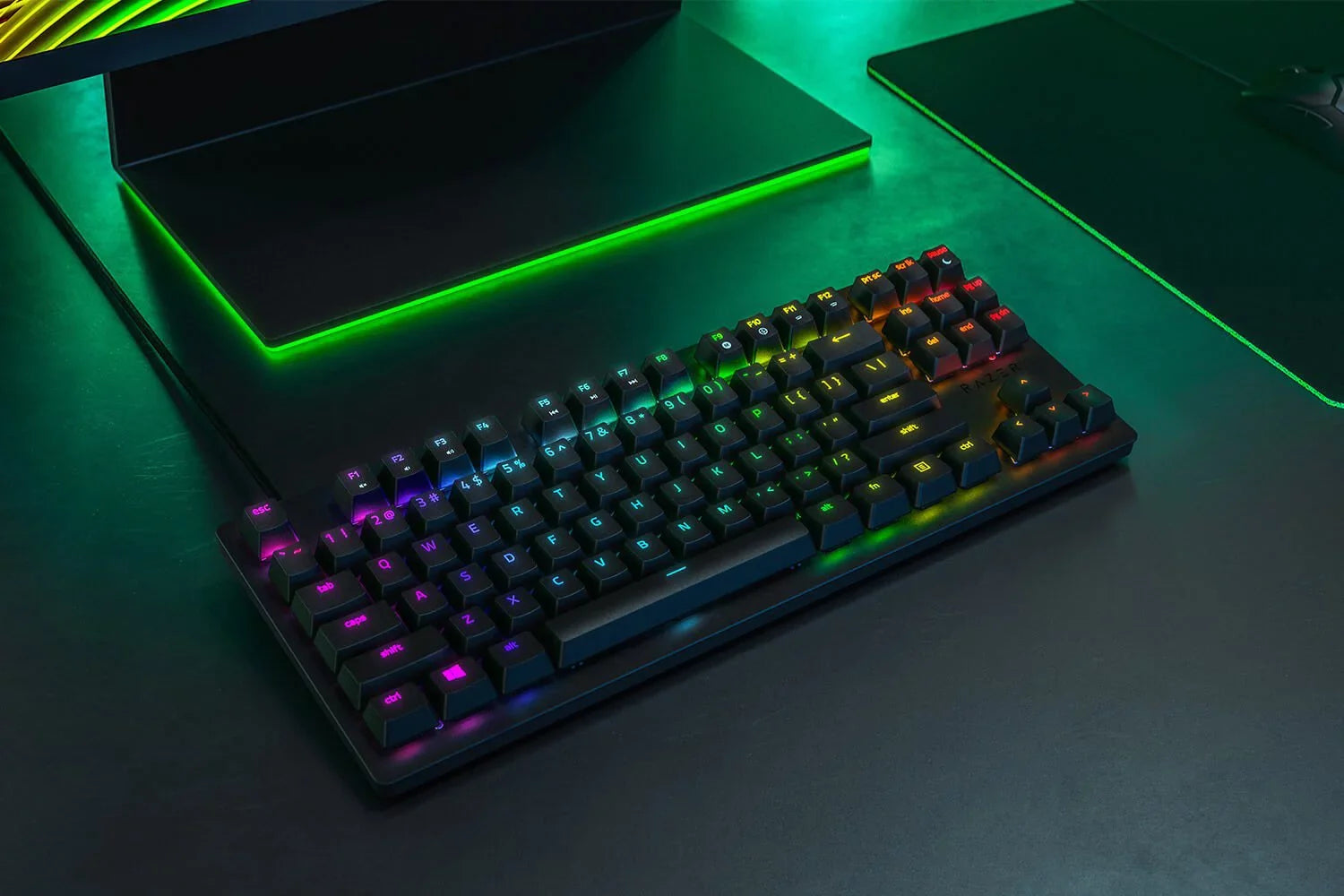 Razer Huntsman Tournament Edition Gaming Keyboard, w/ Linear Optical Switches & Chroma  Lighting (Used)