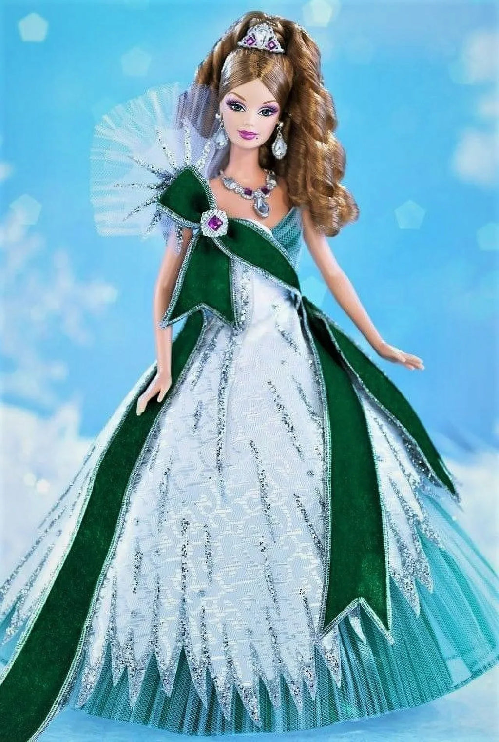 2005 Holiday Emerald Barbie Doll by Bob Mackie Mattel