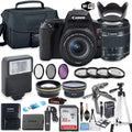 Canon  Rebel   with - 18-55mm  Lens, 32GB Memory, Case, Flash, and Accessory Bundle