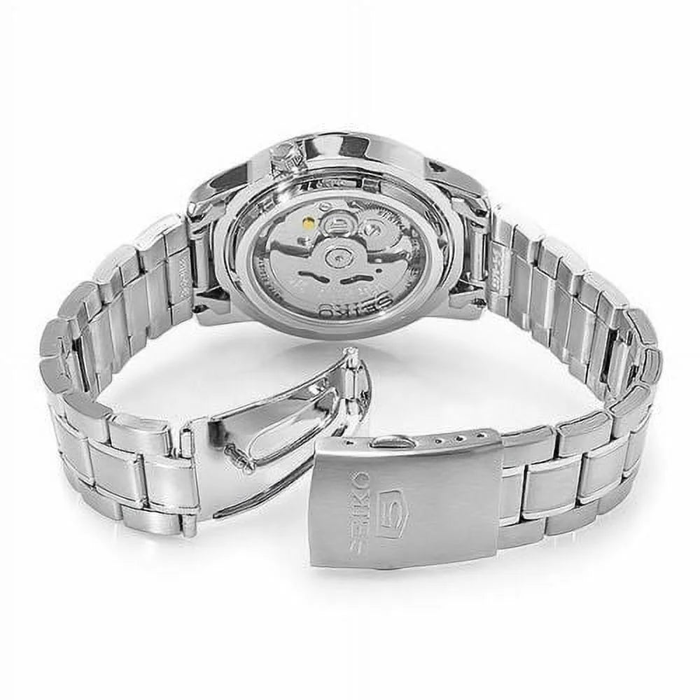 Seiko Men's  Stainless-Steel Analog with Blue Dial Watch
