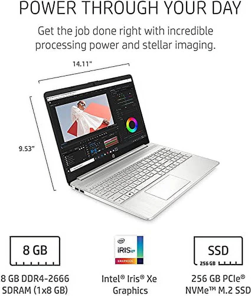 2021 Newest  15.6"   Laptop, Intel i5-1135G7(Benchmark Beats Intel i7-1065G7), Intel Iris Xe, 16GB  , 1024GB  , Fingerprint, Lightweight, Bundle , Win 10 Home, Silver