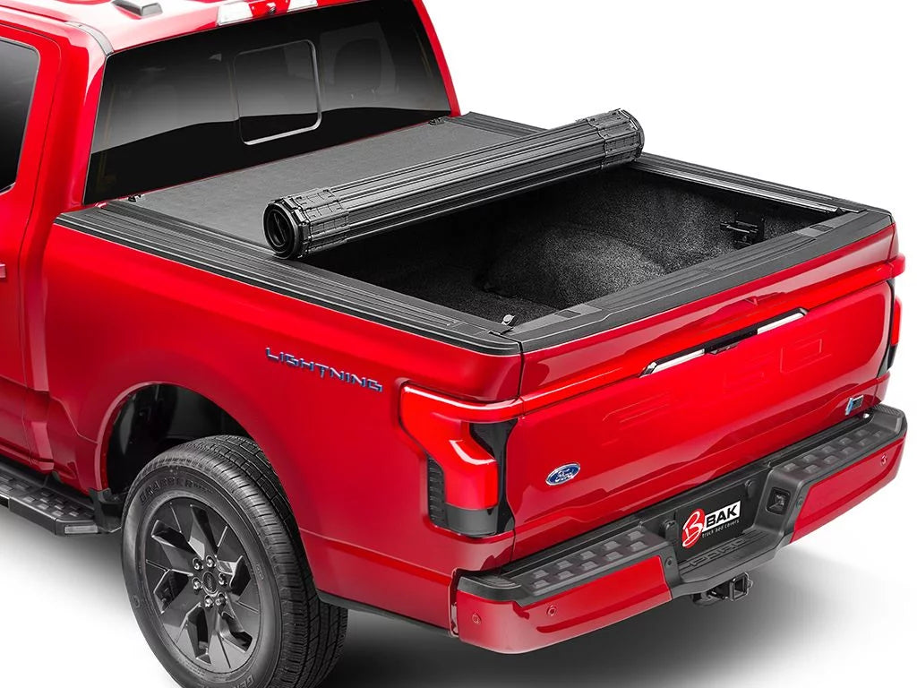 by RealTruck Revolver X4s Hard Rolling Truck Bed Tonneau Cover | 80338 | Compatible with 2021 - 2023 Ford -150 8' 2" Bed (97.6")