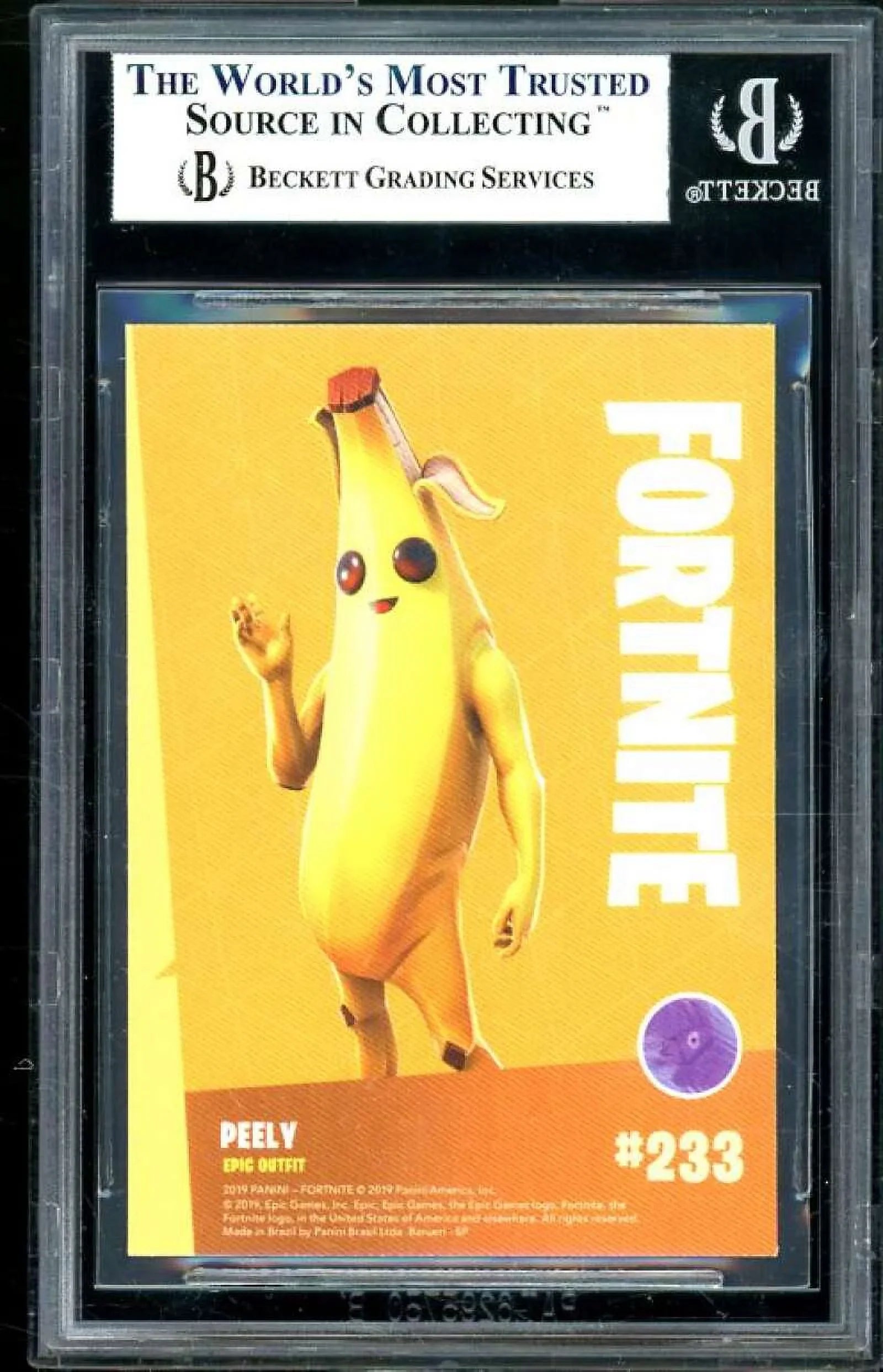 Peely 2019 Fortnite Series 1 Brazilian Holofoil #233