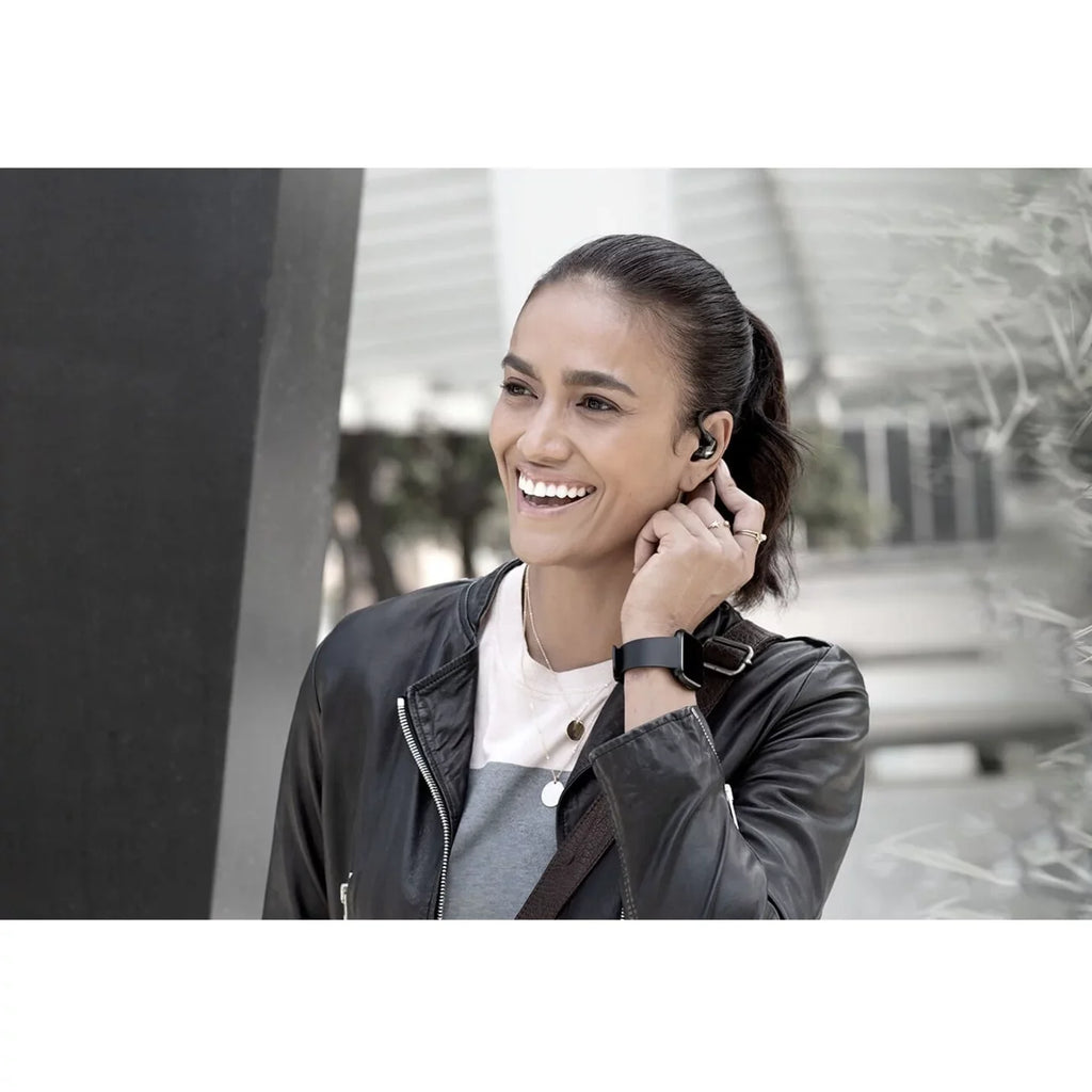 Shure  215  True Wireless Sound Isolating Earbuds with Bluetooth 5 Technology, Premium Audio with Deep Bass, Secure Fit Over-the-Ear, 32-Hour Battery Life, Fingertip Controls - (Gen 2) - Black