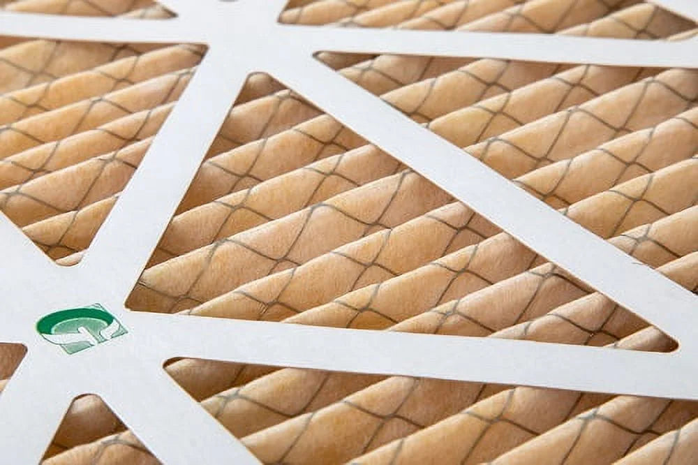 6 Pack of 14x24x1  11 Pleated Air Filters by Glasfloss. Actual Size: 13-1/2 x 23-1/2 x 7/8