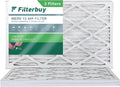 Filterbuy 16x25x1  13 Pleated   Furnace Air Filters (3-Pack)