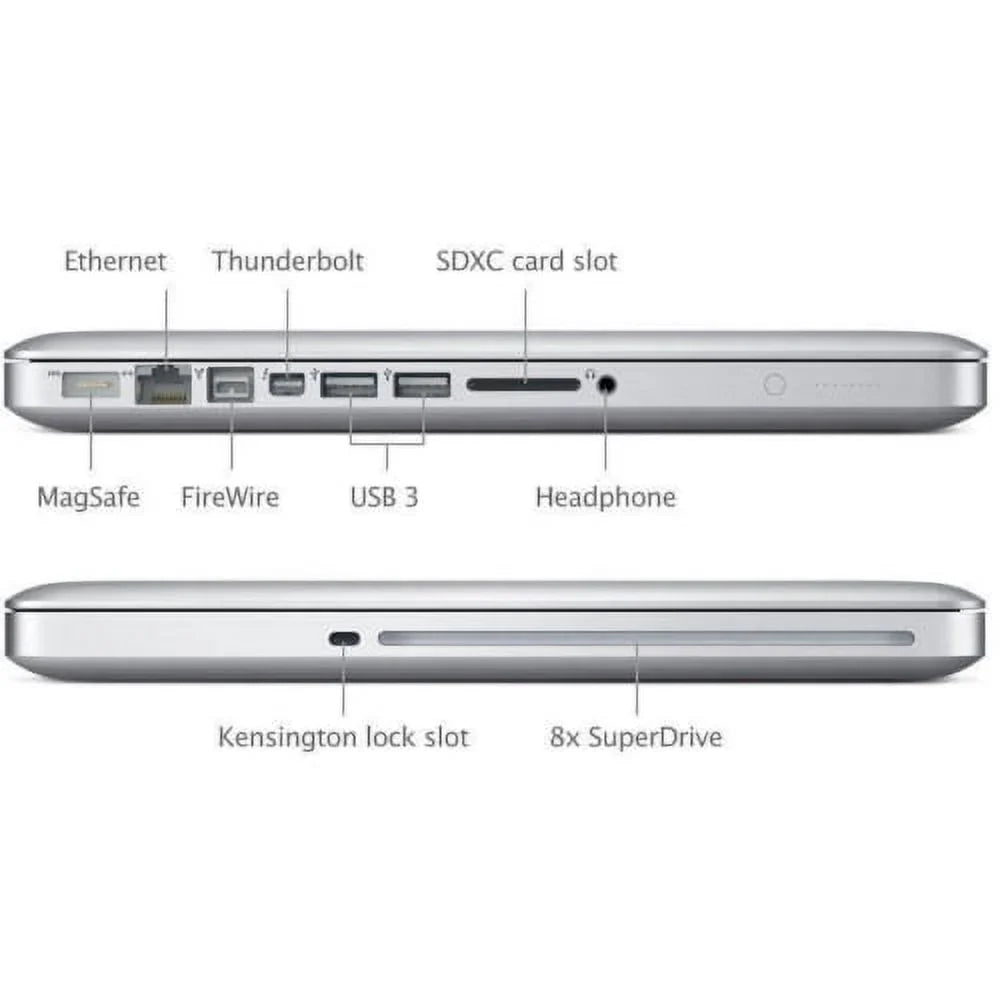 Restored Apple MacBook Pro Laptop Core i5 2.4GHz 16GB  128GB  13" / (2011) (Refurbished)