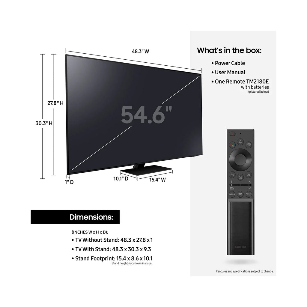 Restored Samsung  75 Inch Neo  4K Smart  (2021) Bundle with 2 Year Premium Extended Protection Plan (Refurbished)