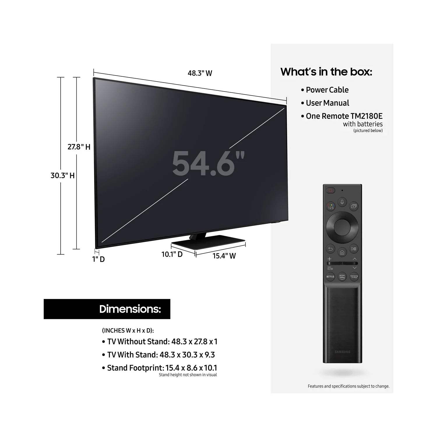 Restored Samsung  75 Inch Neo  4K Smart  (2021) Bundle with 2 Year Premium Extended Protection Plan (Refurbished)