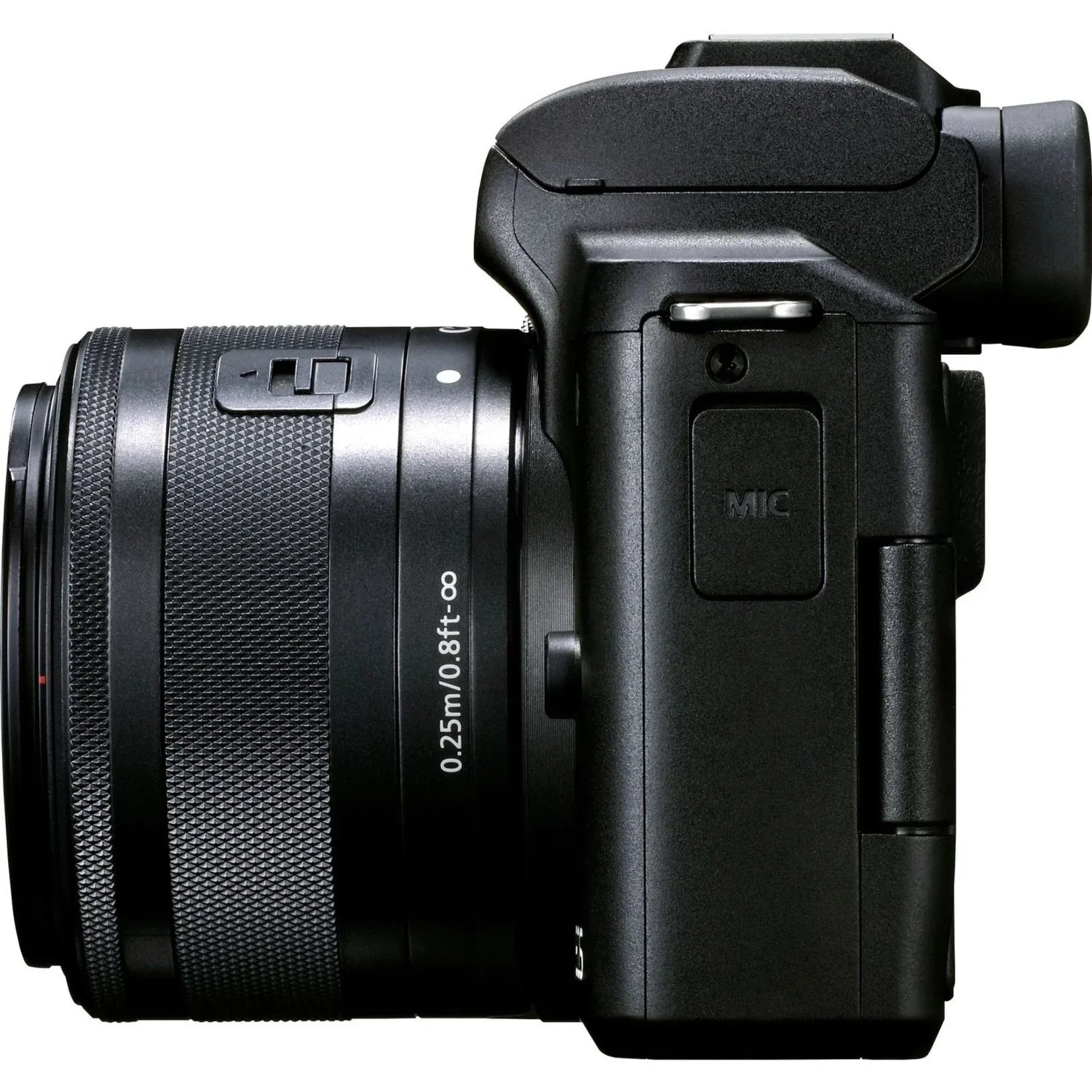 Canon   Mark  24.1 Megapixel Mirrorless Camera with Lens, 0.59", 1.77", Black