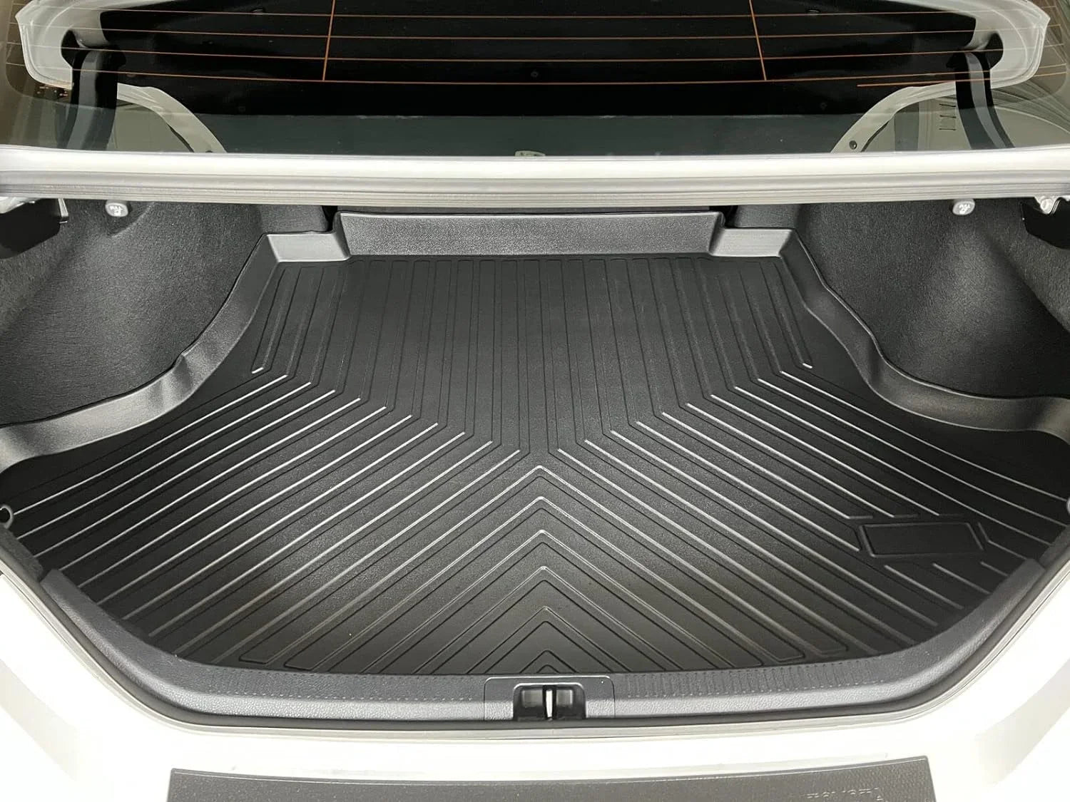 Cargo Liner – Trunk Mat for Toyota Camry 2018-2024 – Weather-Resistant Trunk Mats for Cars with Raised Lip – Non-Slip Car Trunk Mat Rubber – Easy to Install – Laser Pre-Cut Design