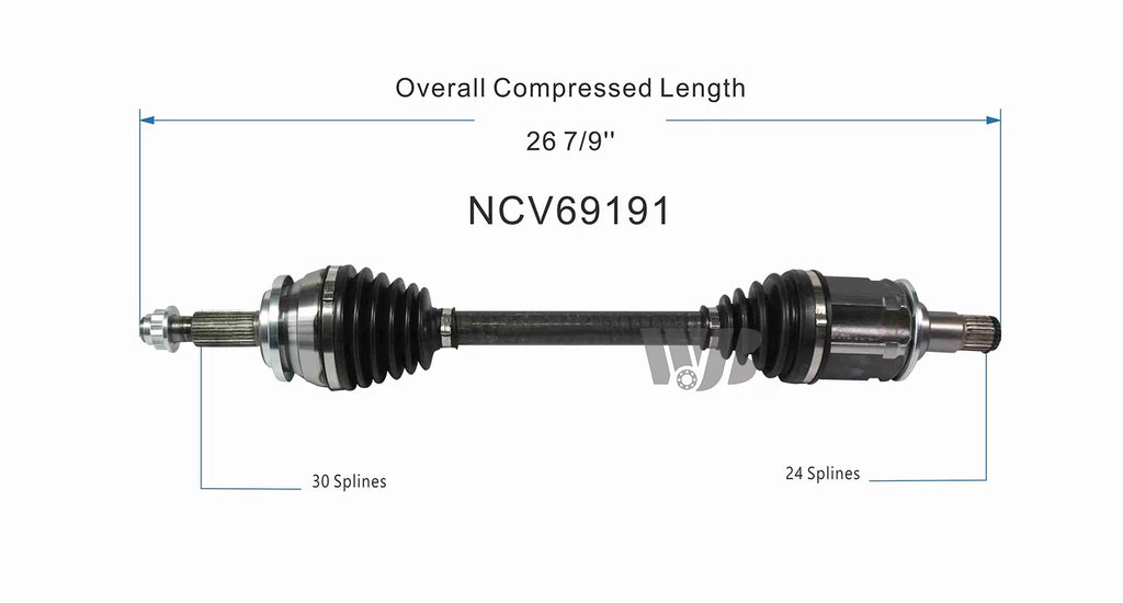 Front Left  Axle Shaft Assembly For 2022 2021 Toyota  w/Japan Built