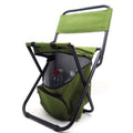 '- New Multi-use Backpack Chair Stool with Cooler Bag Hiking Fishing Camping Picnic