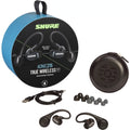 Shure  215  True Wireless Sound Isolating Earbuds with Bluetooth 5 Technology, Premium Audio with Deep Bass, Secure Fit Over-the-Ear, 32-Hour Battery Life, Fingertip Controls - (Gen 2) - Black