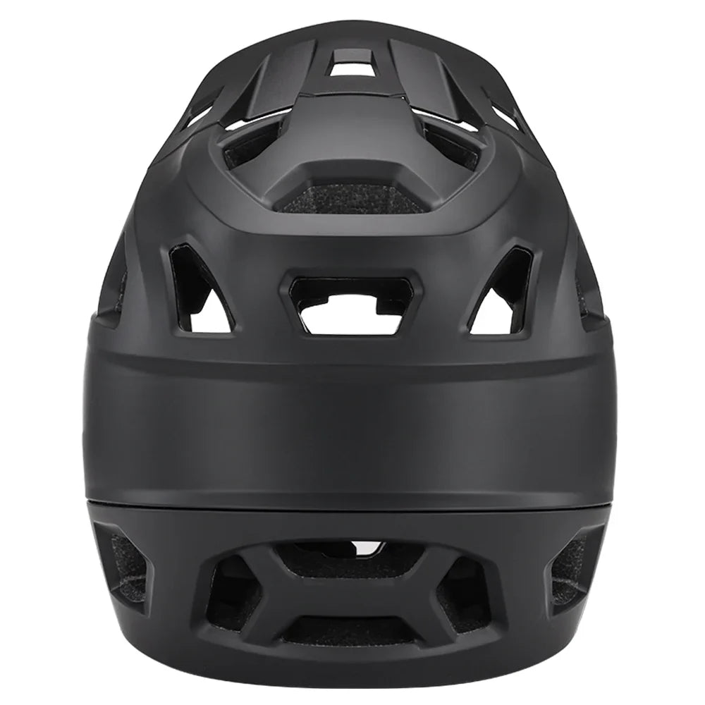 Dadypet Adult Mountain Bike Helmet - Full Face Downhill  Helmet for Men/Women, Visor, 31 Vents, 59-61cm Head Circumference