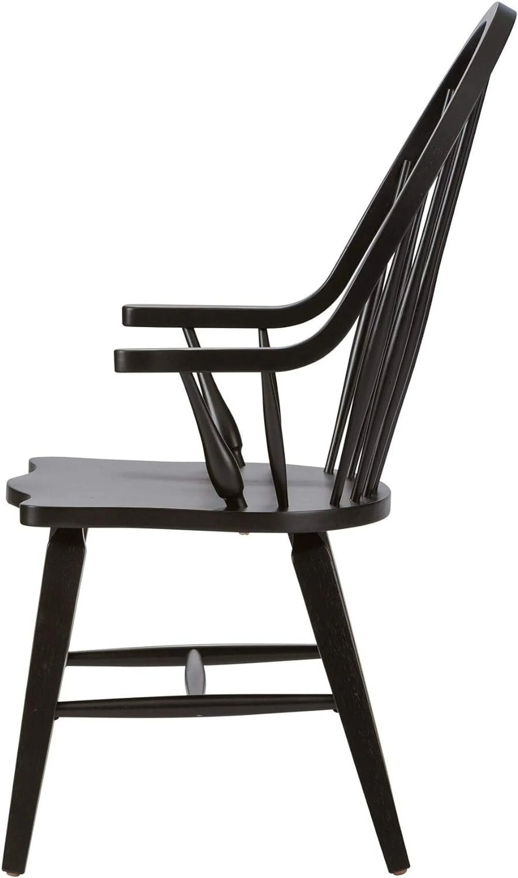 Windsor Back Arm Chair,     , Black