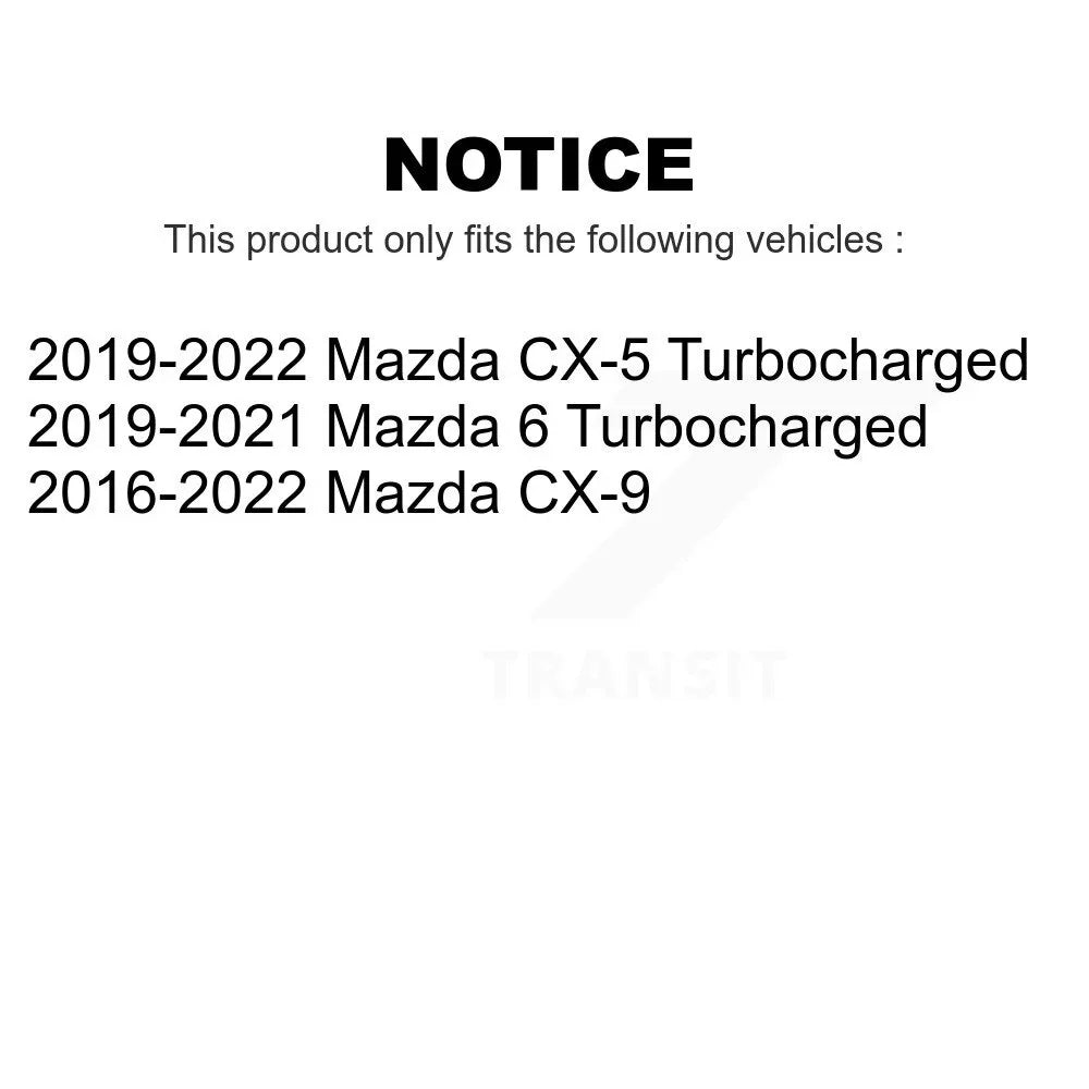 Front Disc Brake Rotors Pair For Mazda -5 -9 6 -101766