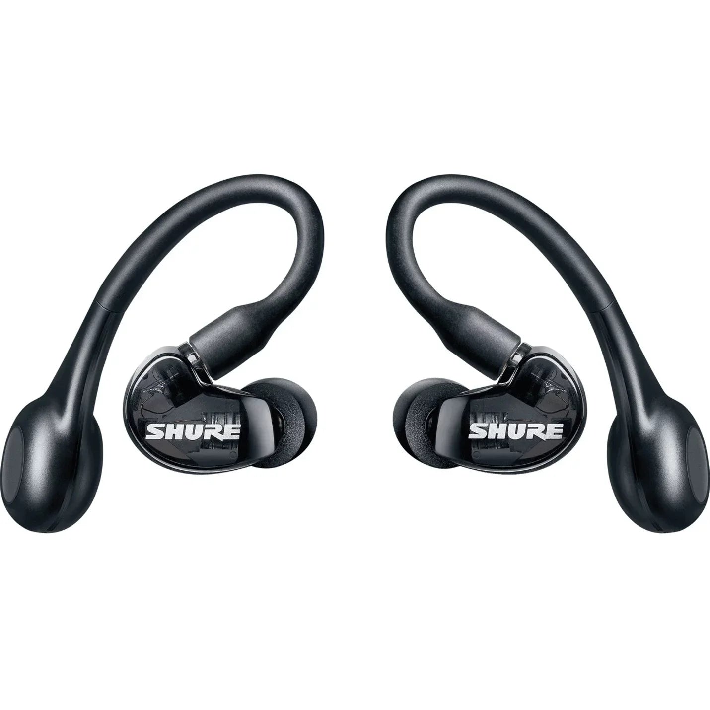 Shure  215  True Wireless Sound Isolating Earbuds with Bluetooth 5 Technology, Premium Audio with Deep Bass, Secure Fit Over-the-Ear, 32-Hour Battery Life, Fingertip Controls - (Gen 2) - Black