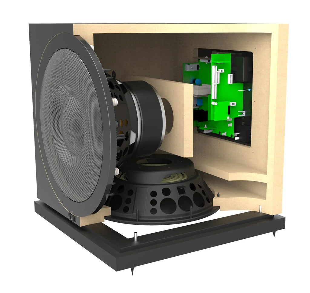 Debut 2.0  400 Watt Powered Subwoofer, Black