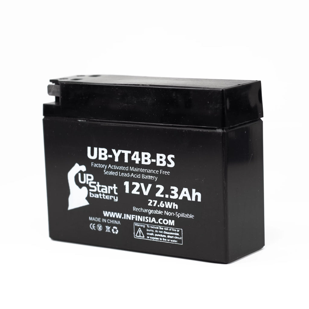 5-Pack UpStart Battery Replacement for 2012 Yamaha  () 400CC Factory Activated, Maintenance Free, Motorcycle Battery - 12V, 2.3Ah, --