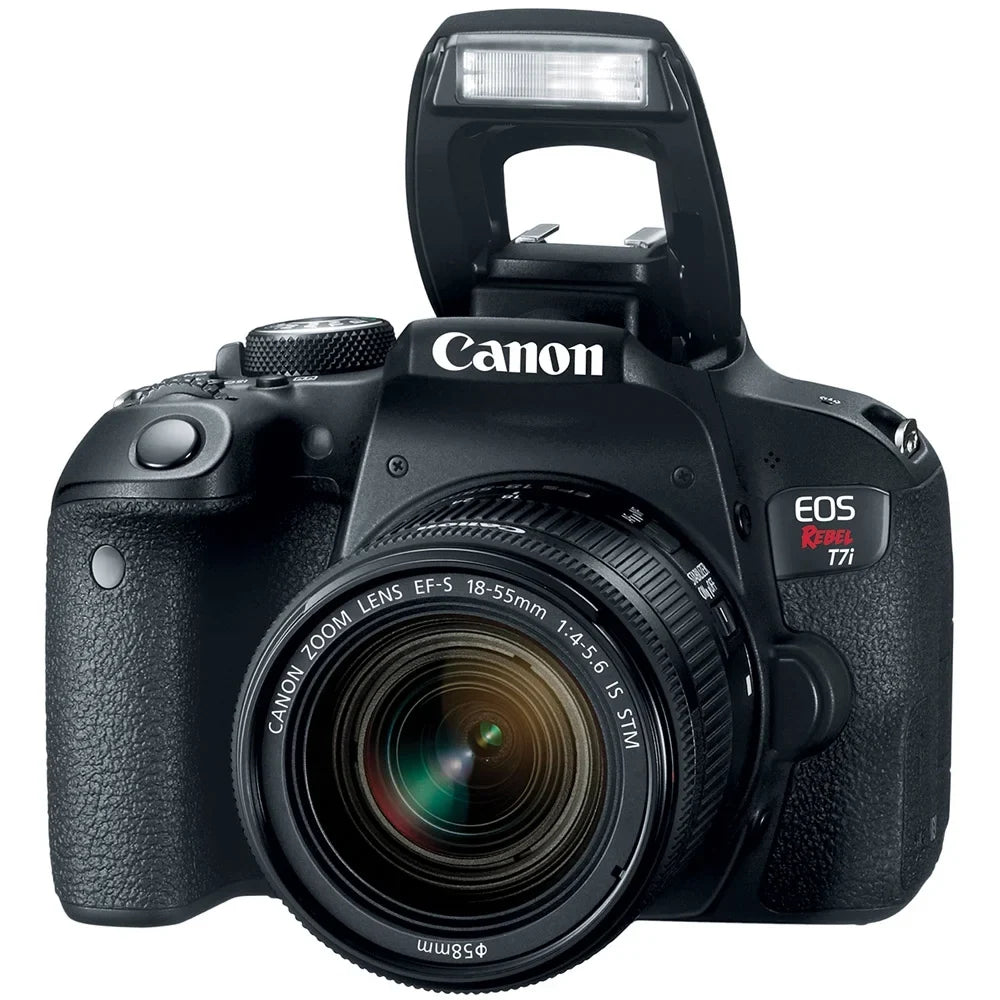 Canon  Rebel T7i/800D  Camera with 18-55mm Lens Memory & Flash Kit
