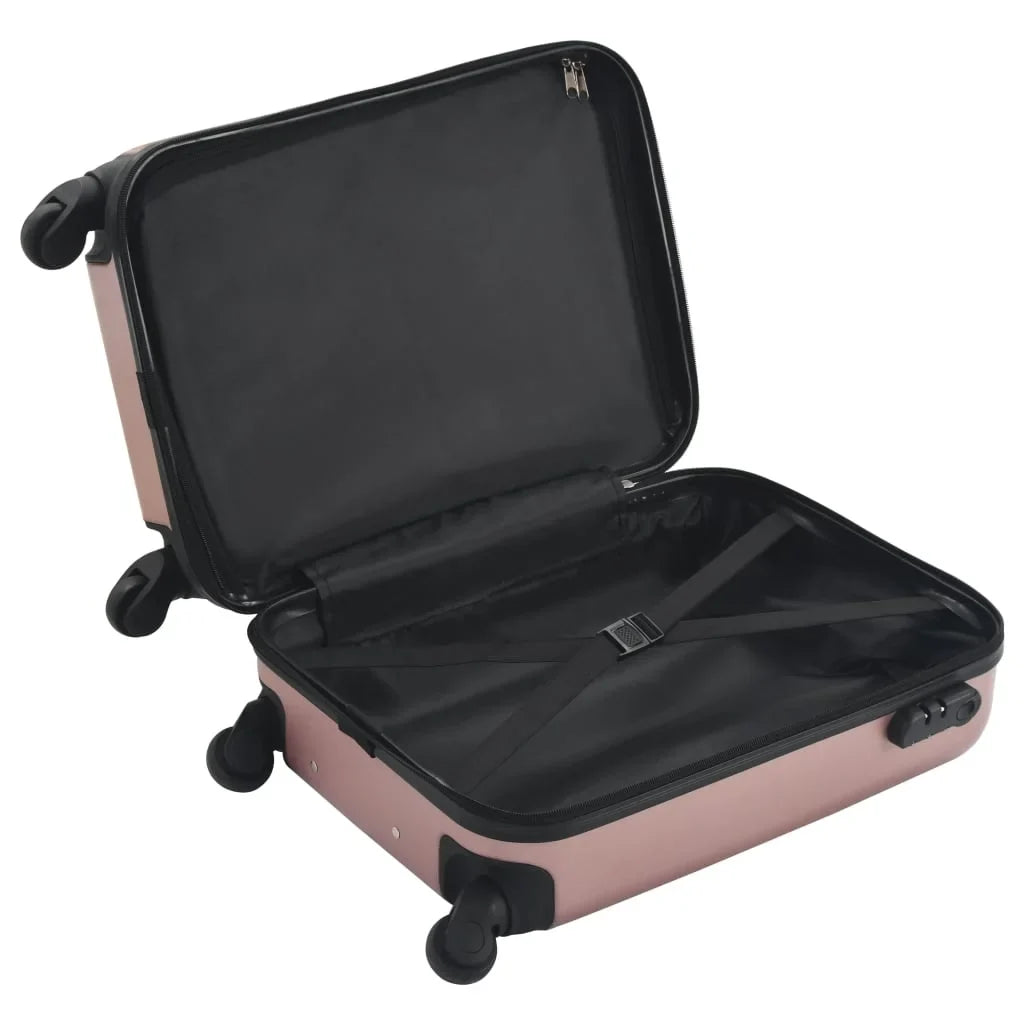 Andoer parcel,Internal 21.7"  Rose Abs Dimensions Abs Shell  8.7" Locks And Shell Castors Suitcase Shell Bussiness 21.7"  14.2" 1106442a WithLocks Vidaxl With