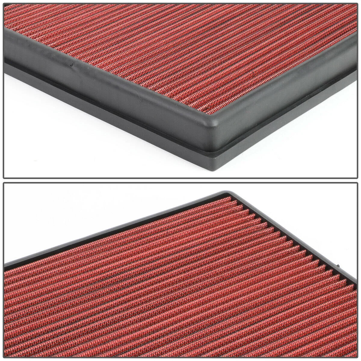 For 2011-2019 Buick Chevy 1.4/1.6/2.4 Durable Drop-In Dry Panel Air Filter Red