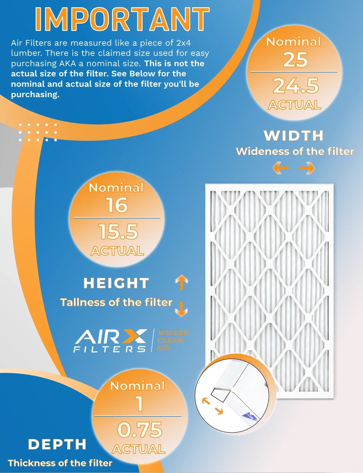 16x25x1 Air Filter  8 Rating, 12 Pack of Furnace Filters Comparable to  700 &  5 - Made in  by     .