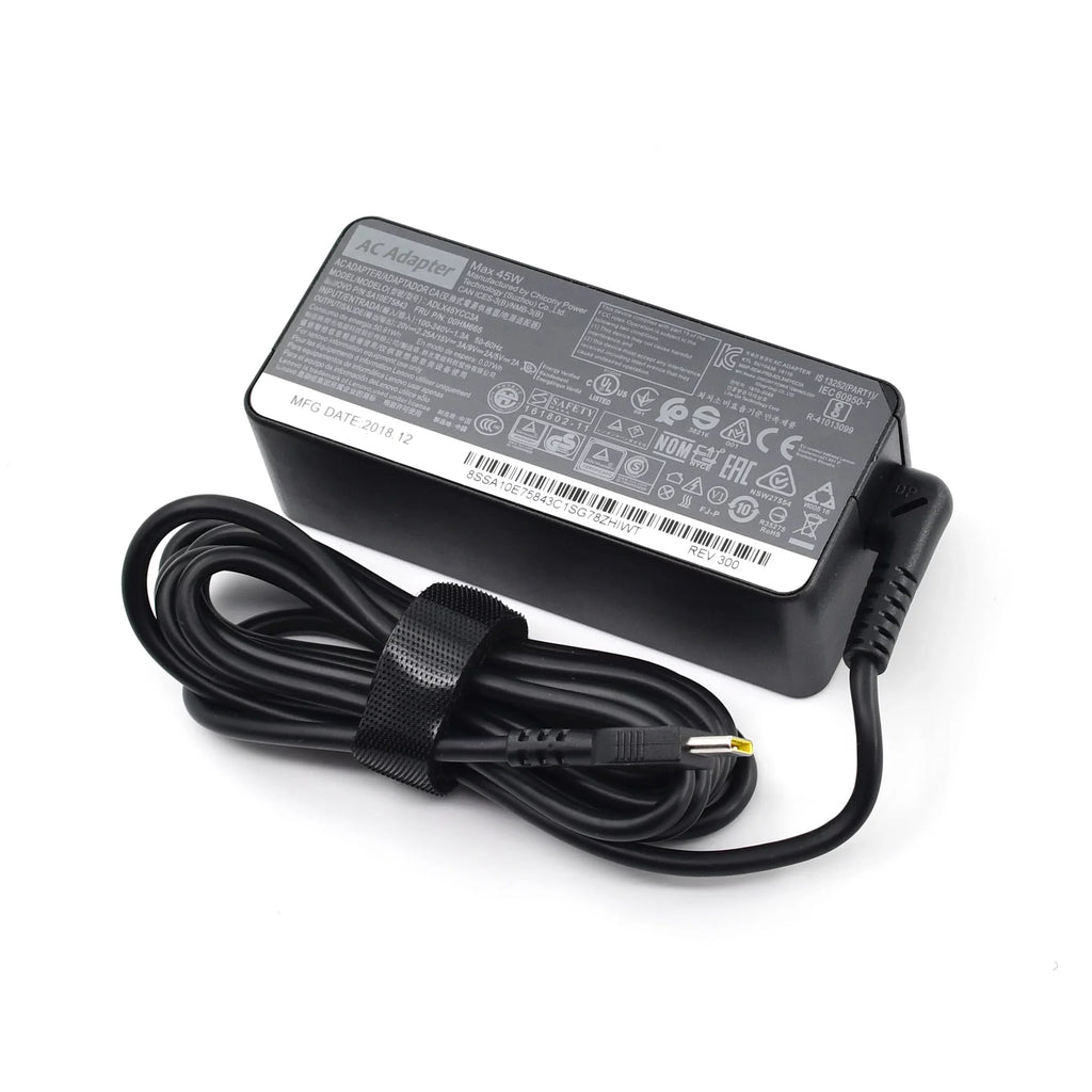 45W - Power Adapter for Lenovo Yoga , Yoga 910-13, Yoga 720-13, Miix 630-12, IdeaPad 720s-13, Chromebook  and ,