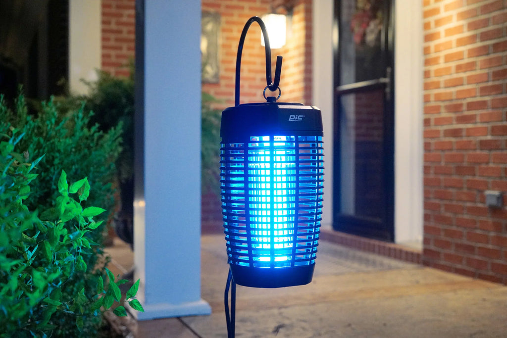 40W Outdoor 1 Acre Mosquito and Bug Zapper, Electronic Insect Killer, Black