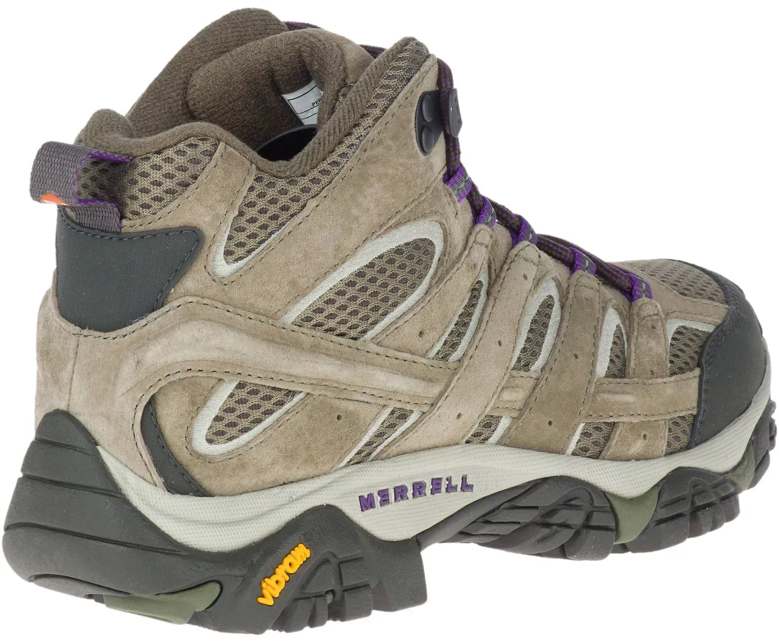Merrell Women's Moab 2 Ventilator Mid Hiking Shoes, Olive, Size 9 Wide